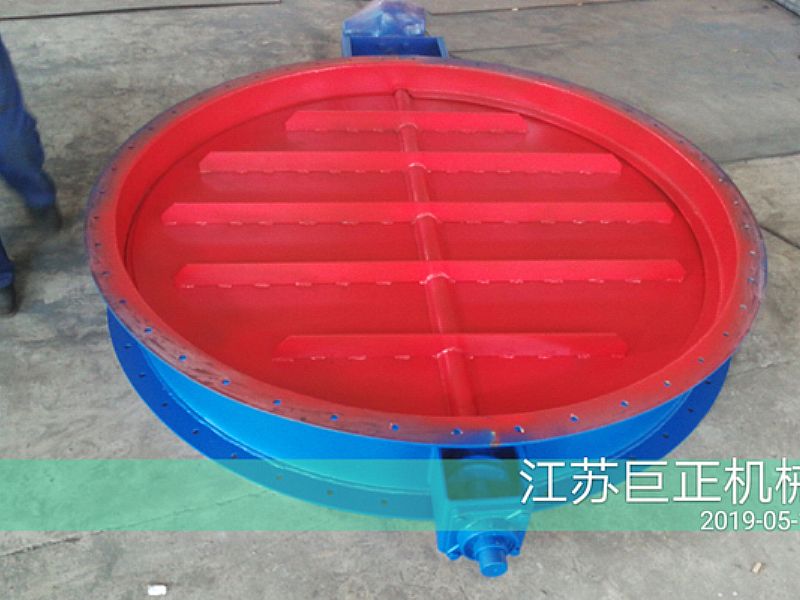 圓形擋板門（直徑150cm），順利完工