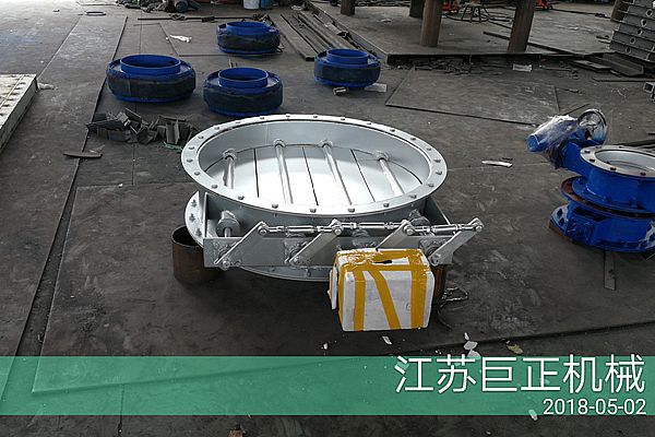 圓形擋板門（直徑210cm）已完工，待入庫