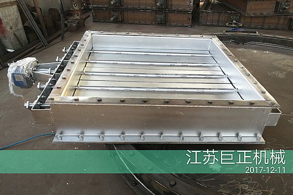 方形擋板門（寬8m）完工，待包裝