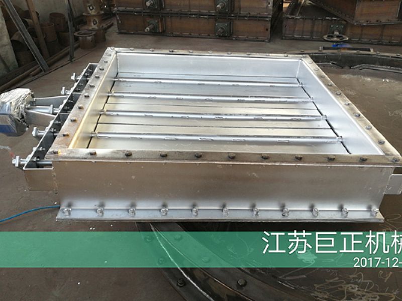方形擋板門（寬8m）完工，待包裝