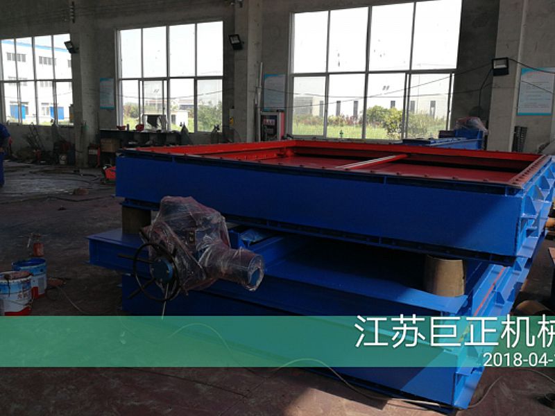 方形擋板門（寬12M）驗(yàn)收合格，發(fā)貨準(zhǔn)備中