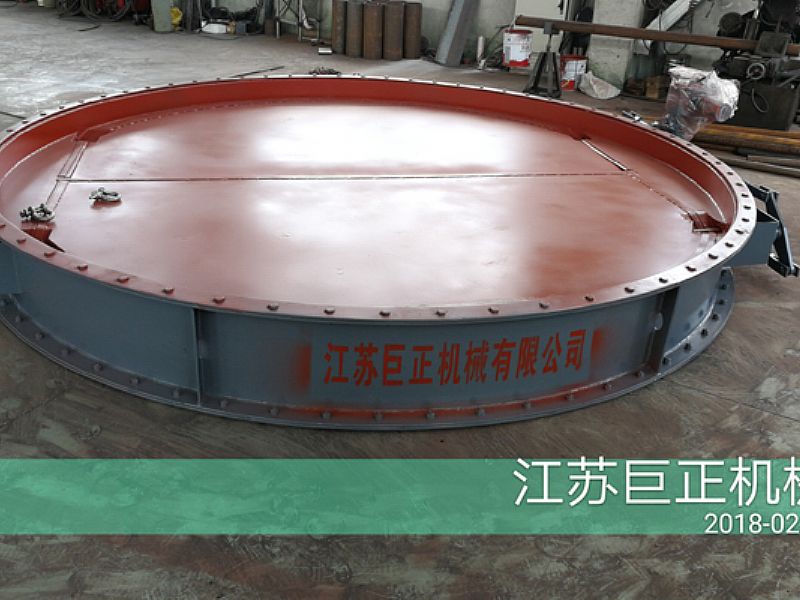 圓形擋板門（直徑270cm）完工了，準(zhǔn)備發(fā)往江西客戶
